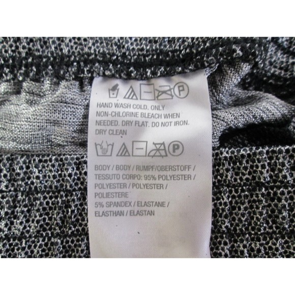 Attitudes by Renee Pull on Black Silver Pants Polyester Blend LP NWT (B12-39) - Picture 7 of 10